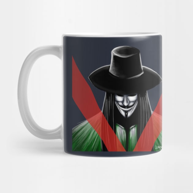 the mask for v for vendetta by jorge_lebeau